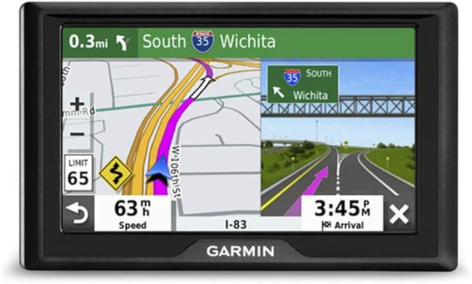 Garmin 010-02036-07 Drive 52 Traffic GPS Navigator 5” Display - Black - Like New