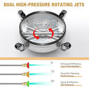 NEZION 14" PRESSURE WASHER SURFACE 4 WHEELS, STAINLESS STEEL HOUSING 4000 PSI - Like New
