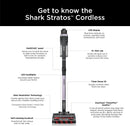 Shark IZ862H Stratos Cordless Vacuum - Ash Purple - Like New