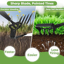 GENERIC HEAVY DUTY STIRRUP HOE,CULTIVATOR,62" HANDLE,GARDEN HOE,WEEDING RAKE - Brand New