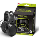 PEL TOR TACTICAL 500 HEARING PROTECTION EAR MUFFS 25 DB NOISE - BLACK - Like New
