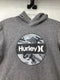 HURLEY BOYS FLEECE PULLOVER HOODIE - SIZE: YOUTH M - CHARCOAL HEATHER - Brand New