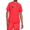 NIKE SPORTSWEAR SWOOSH MEN'S T-SHIRT - UNIVERSITY RED/BLACK SIZE X-LARGE - Brand New