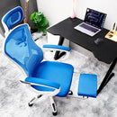 QuDez Ergonomic Office Chair w/Reclining High Back Adjustable Headrest Foot - Brand New