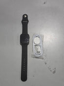 APPLE WATCH SERIES 4 NIKE (GPS) 44MM SPACE GRAY ALUMINUM CASE BLACK SPORT BAND - Like New