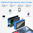 boogostore Portable Charger Wall Plug 30000mAh 22.5W PS-160-BLUE - Blue - Like New
