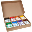 Crayola Broad Line Washable Markers - 200ct (8 Colors), Kids Bulk Classroom - Like New