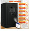 X-VCAK PORTABLE STEAM SAUNA PORTABLE SAUNA 4 HOME 9 LEVELS W/ CHAIR - BLACK - Like New
