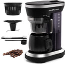 JAVASTARR COFFEE MAKER WITH GRINDER BUILT COFFEE GRINDER MAKAER BH9008G BLACK - Brand New