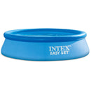 INTEX 10' X 30" EASY SET ROUND INFLATABLE ABOVE GROUND POOL, FILTER PUMP - BLUE - Like New