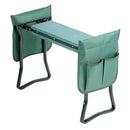 INFINIPOWER GARDEN KNEELER AND SEAT, FOLDABLE KNEELING , 2 TOOL POUCHES - GREEN - Like New