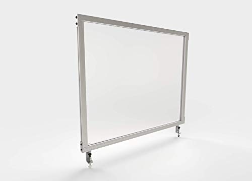 GHENT DESKTOP ACRYLIC PROTECTION SCREEN 59" X 1" X 24" FROSTED (DPSF2459A) - Brand New