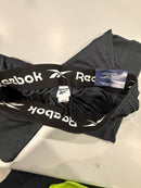 REEBOK MENS XL ATHLETIC SHORTS  SPACE DYE TRAINING - SIZE: SMALL - HEATHER GRAY - Brand New