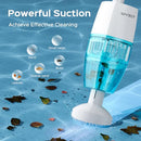 WYBOT HYSON 100 HANDHELD POOL VACUUM TWO BRUSH HEADS CORDLESS - WHITE - Brand New