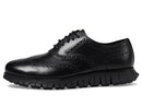 COLE HAAN MEN'S ZEROGRAND REMASTERED WINGTIP OXFORD SIZE 11.5 BLACK - Like New