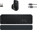 Logitech MX KEYS S Combo Performance Wireless Keyboard and Mouse Palm Rest - Like New