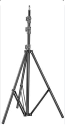 GENERIC LIGHT STAND 8819 FOR RING & STUDIO LIGHTS 7 FT -BLACK - Like New