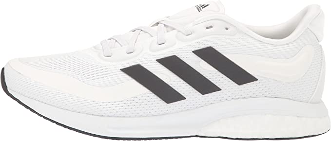 S42723 Adidas Men's Supernova Training Shoes White/Black/Dash Grey Size 8 Like New