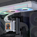 LIAN LI HYDROSHIFT LCD 360R, ALL IN ONE CPU COOLER - WHITE - Like New