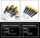 STEELHEAD 87 pcs Tool Set Screwdriver Handle Magnetic Screwdrivers YELLOW/BLACK Like New