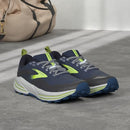 BROOKS MEN'S CASCADIA 16 TRAIL RUN SHOE SIZE MEN 11.5 TITAN/PEACOAT/NIGHTLIFE - Like New