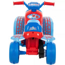 HUFFY SPIDEY HIS AMAZING FRIENDS BATTERY RIDE-ON QUAD 6V AGE 1.5+ - BLUE/RED - Like New