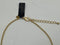 REBECCA MINKOFF GOLD WATER DROPLET CHAIN NECKLACE, SUN SYMBOL WITH BLUE SPHERE - Brand New