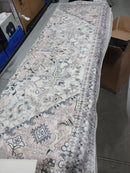 KATHY IRELAND HOME FANNEL PRINTED AREA RUG 5FT BY 7FT - IVORY TAPESTRY - Like New