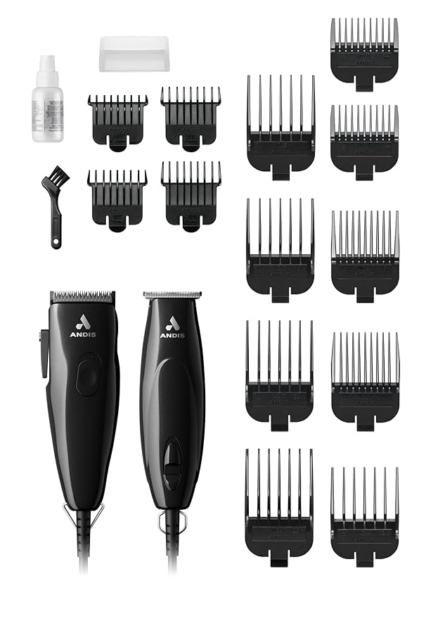 Andis 24810 Professional PivotPro SpeedMaster Hair Clipper Beard Trimmer - Black Like New