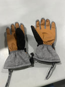 GENERIC WINTER ADJUSTABLE GLOVES - GRAY, BROWN, AND BLACK - Like New