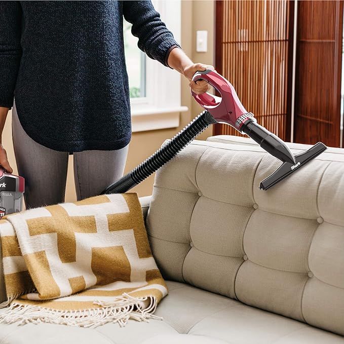 Shark Navigator Upright Vacuum Lift-Away Zero-M Anti-Hair ZU561 - Red Peony - Like New