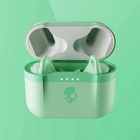 Skullcandy Indy Evo In-Ear Wireless Earbuds Microphone S2IVW-N742 - Mint - Like New