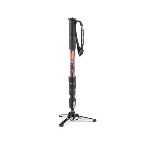 MANFROTTO ELEMENT MII 4-SECTION ALUMINUM VIDEO MONOPOD - BLACK Like New