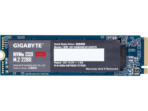 Gigabyte NVMe 1.3/ M.2/ PCIe 3.0x4/ 512GB SSD (GP-GSM2NE3512GNTD)
