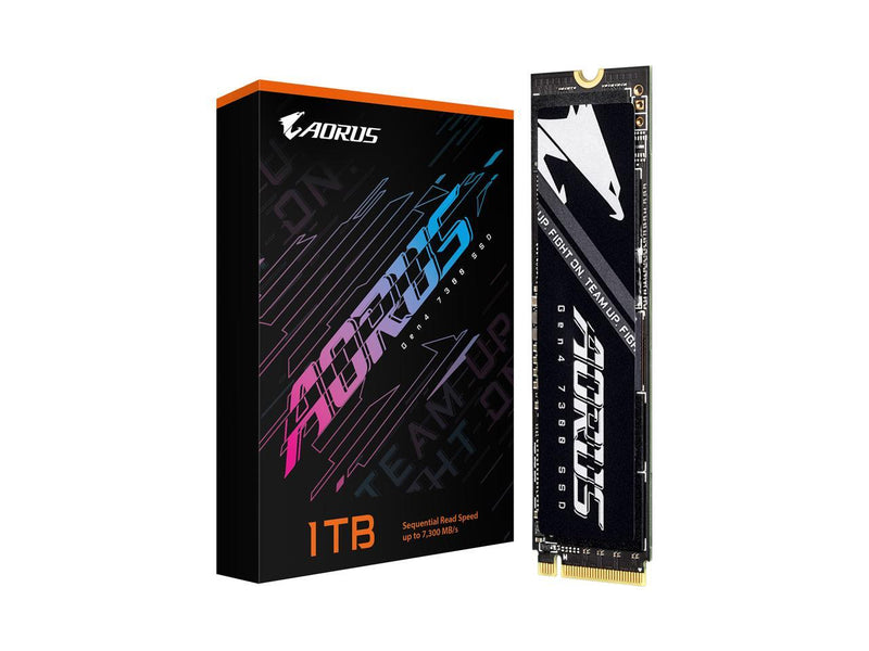 GIGABYTE AORUS Gen4 7300 SSD 1TB (w/o heat spreader) PCIe 4.0 NVMe M.2 Internal