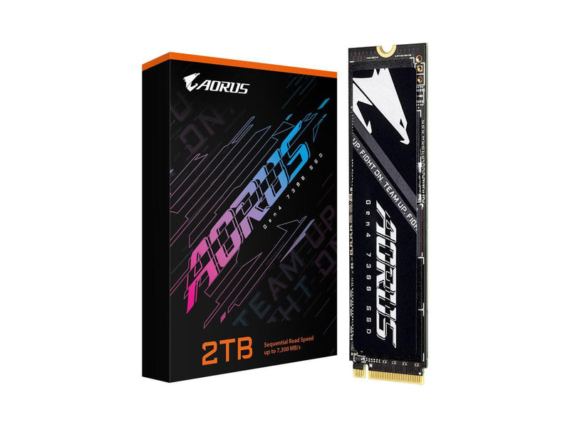GIGABYTE AORUS Gen4 7300 SSD 2TB (w/o heat spreader) PCIe 4.0 NVMe M.2 Internal