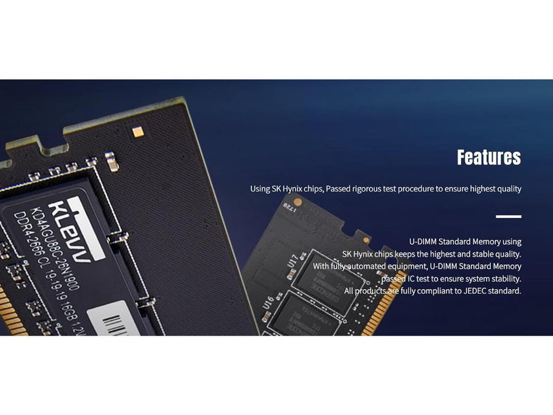 Klevv 32GB (2 x 16GB) 288-Pin PC RAM DDR4 3200 (PC4 25600) Desktop Memory Model