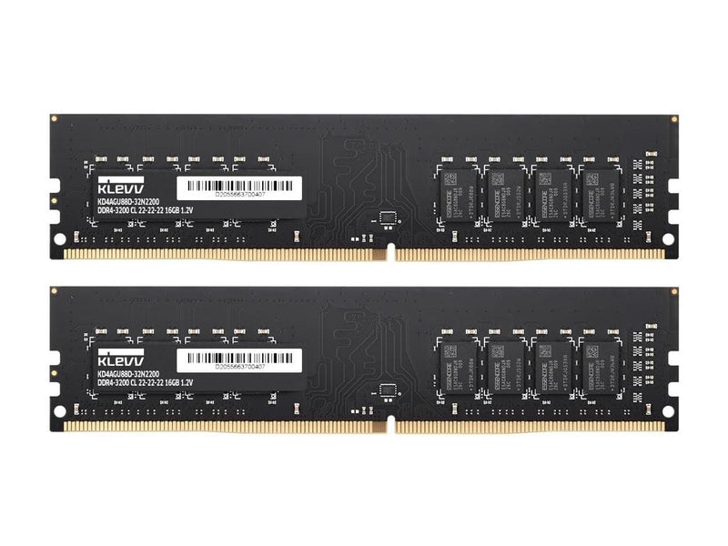 Klevv 32GB (2 x 16GB) 288-Pin PC RAM DDR4 3200 (PC4 25600) Desktop Memory Model