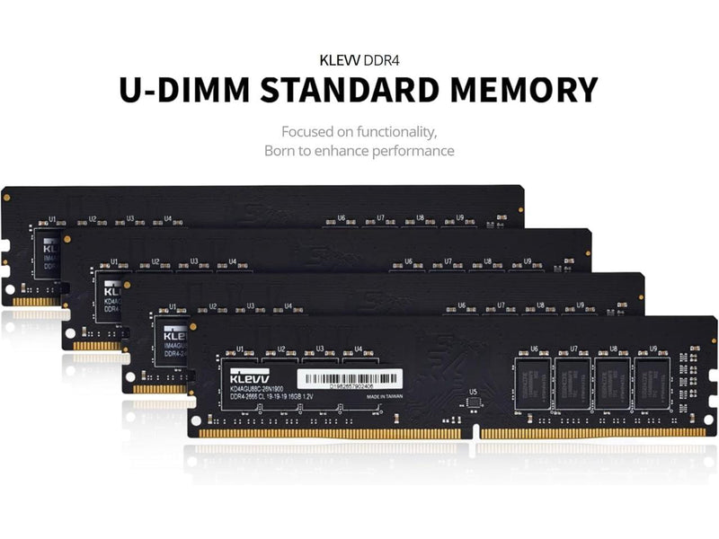 Klevv 32GB (2 x 16GB) 288-Pin PC RAM DDR4 3200 (PC4 25600) Desktop Memory Model