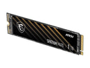 MSI SPATIUM M470 PCIe 4.0 NVMe M.2 1TB Internal SSD PCIe Gen4 NVMe 1.3