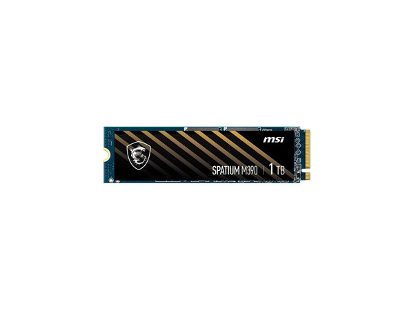 MSI SPATIUM M390 M.2 2280 1TB PCIe Gen3 x4, NVMe 1.4 3D NAND Internal Solid