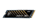 MSI SPATIUM M390 NVMe M.2 500GB Internal Gaming SSD PCIe Gen3 up to 3300MB/s