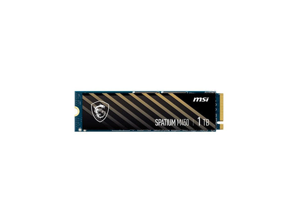 MSI SPATIUM M450 PCIe 4.0 NVMe M.2 1TB Internal Gaming SSD up to 3600MB/s