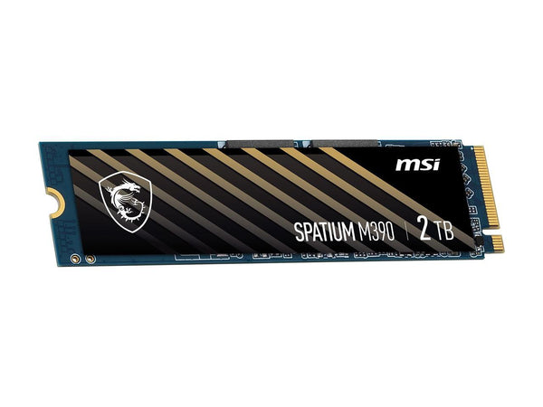 MSI SPATIUM M390 M.2 2280 2TB PCIe Gen3 x4, NVMe 1.4 3D NAND Internal Solid