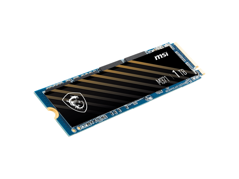 MSI SPATIUM Series M.2 2280 1TB PCI-Express 3.0 x4 3D NAND Internal Solid State