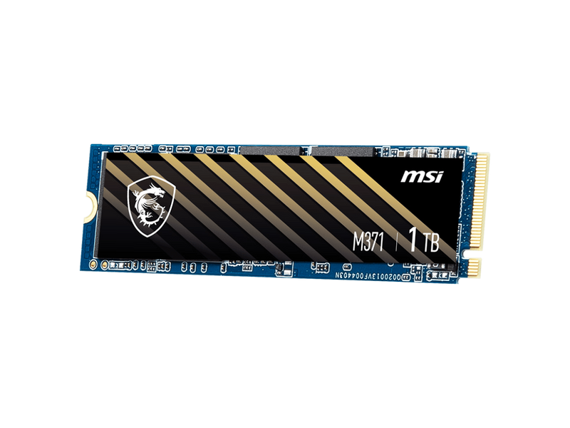 MSI SPATIUM Series M.2 2280 1TB PCI-Express 3.0 x4 3D NAND Internal Solid State