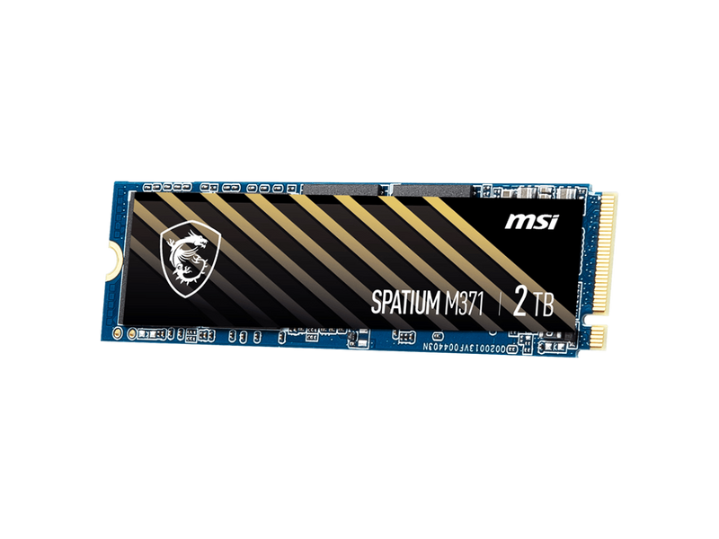 MSI SPATIUM Series M.2 2280 2TB PCI-Express 3.0 x4 3D NAND Internal Solid State