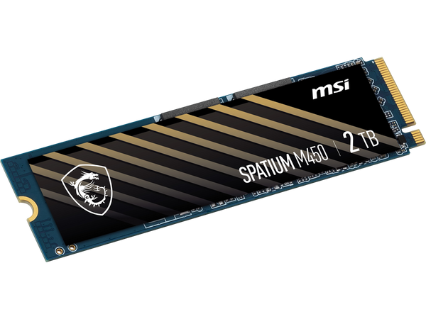 MSI SPATIUM M450 M.2 2280 2TB PCI-Express 4.0 x4, NVMe 1.4 3D NAND Internal