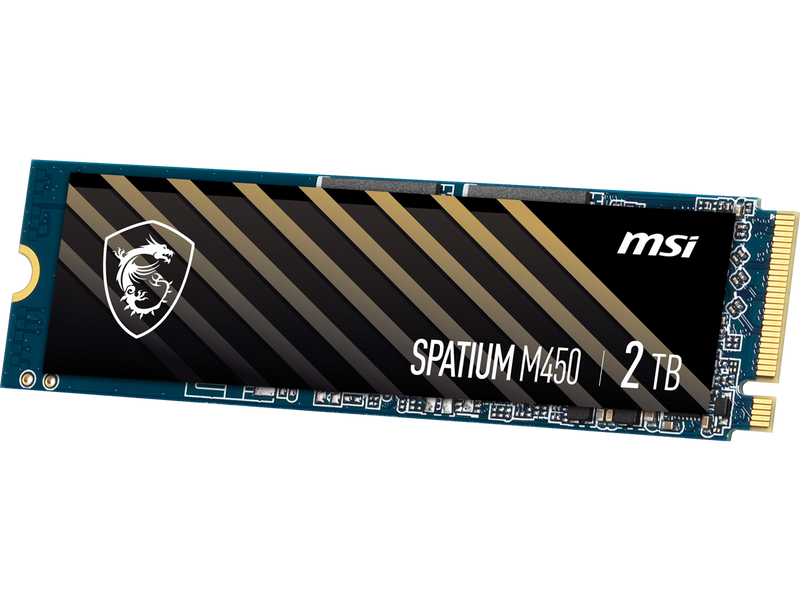MSI SPATIUM M450 M.2 2280 2TB PCI-Express 4.0 x4, NVMe 1.4 3D NAND Internal