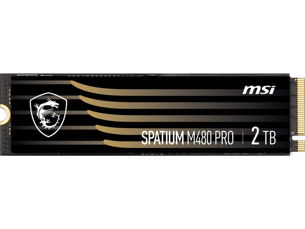 MSI SSD SPATIUM M480 PRO PCIe 4.0 NVMe M.2 2TB Internal Solid State Drive (SSD)